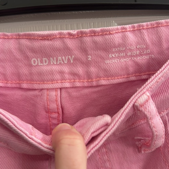Old Navy Pink Jeans - Picture 2 of 3
